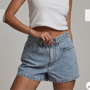 Cotton On High Rise Mom Shorts